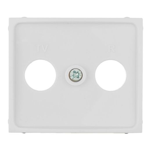 Tapa Para Toma De Señal Tv/R Color Blanco Serie Europa Solera Erp47Tlv