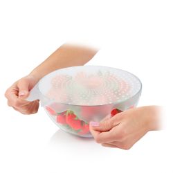 Tapas Flexibles De Silicona 4Food Ø17 Y 23 Cm 2 Uds