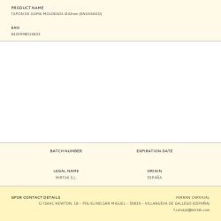 Tapon De Goma Moldeada Ø42Mm (Envasado)