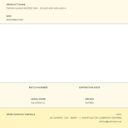 Tapon Fusible Neozed D02 20 A/25 A/35 A/50 A/63 A