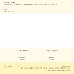 Tapón Para Cava/Champagne De Acero Inoxidable