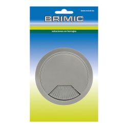 Tapón Pasacables Tpc01 Ø60 X 22 Mm Gris, Blister