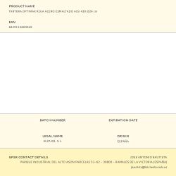 Tartera Acero Esmaltado Aisi 430 Optimax Roja Ø24Cm