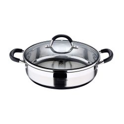Tartera Acero Inoxidable Con Tapa Foodies Ø28 X 7,5 Cm