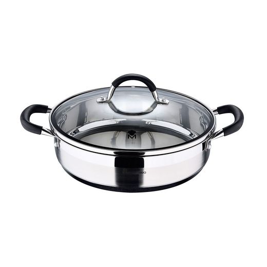 Tartera Acero Inoxidable Con Tapa Foodies Ø28 X 7,5 Cm