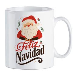 Taza Papa Noel 330 Ml En Caja Regalo, Modelos Variados