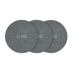 Tejidos De Rejilla Adherentes Carburo De Silicio Ø125 Mm, Grano 80/120/220, 5 Uds