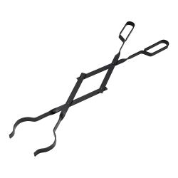 Tenaza Metálica Para Chimenea Color Negro, 63 Cm