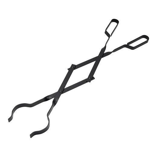 Tenaza Metálica Para Chimenea Color Negro, 63 Cm