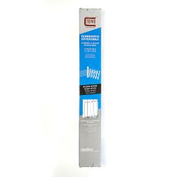 Tendedero Acero Epoxi Blanco, Tendido 100 Cm