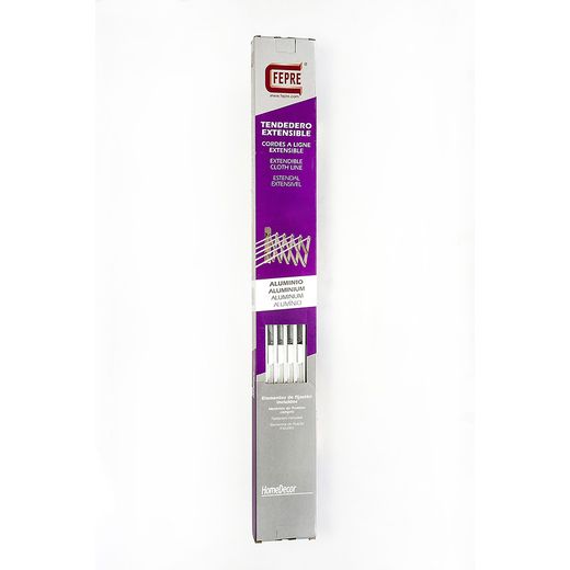 Tendedero De Aluminio, Tendido 120 Cm