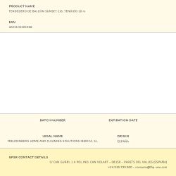 Tendedero De Balcon Sunset Cj6, Tendido 10 M