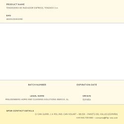 Tendedero De Radiador Express, Tendido 3 M