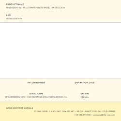 Tendedero Extra Ultimate Negro Mate, Tendido 20 M