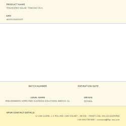 Tendedero Solar, Tendido 20 M