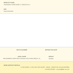 Tendedero Torre Mixer 3, Tendido 30 M