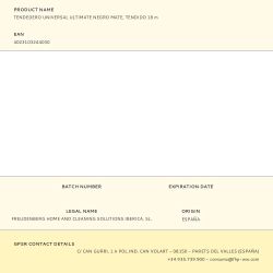 Tendedero Universal Ultimate Negro Mate, Tendido 18 M