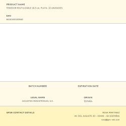 Tenedor Reutilizable Color Plata 18,5 Cm, 10 Uds