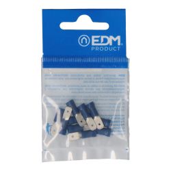 Terminal Faston Preaislado Macho 4,8 Mm, Blister 10 Uds