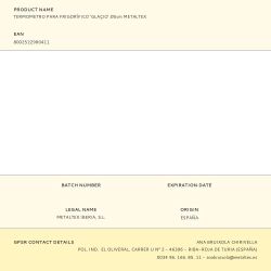 Termómetro Para Frigorífico Glaçio Ø5 Cm