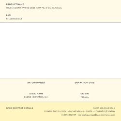 Tijeras De Cocina Acero Inoxidable 8" D 20,3 Cm