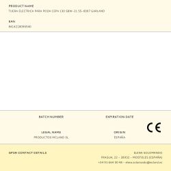 Tijera Electrica Para Poda Cepa 130 Sbw-21 55-0007 Garland