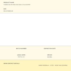 Tijeras De Oficina Acid Azul 17Cm Blister