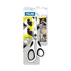 Tijeras De Oficina Blancas 20,5 Cm Blister