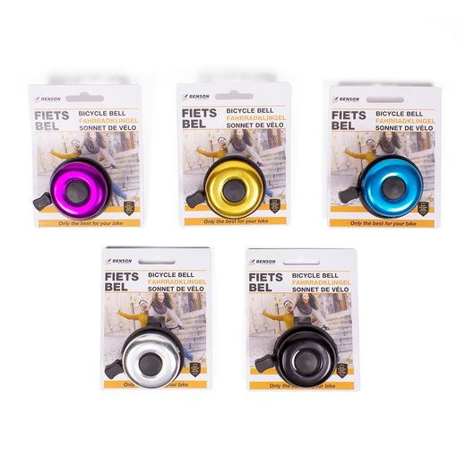 Timbre De Aluminio Para Bicicleta 52Mm Colores Surtidos