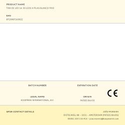 Tira De Led 1M 30 Leds A Pilas Blanco Frio