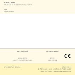 Tira De Led 1M 30 Leds A Pilas Multicolor