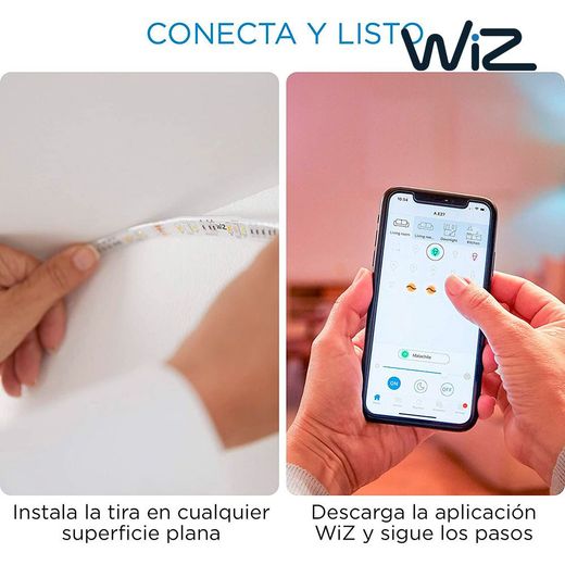 Tira De Led 2M 1.600Lm Starterkit Wiz Philips