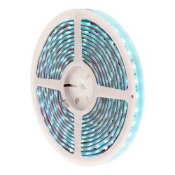 Tira Led Adhesiva 4,5 W/M 20 Lm/W 24 V Dc Ip65, 5 M X 12 Mm, Rgb, Multicolor, Wifi Tuya App