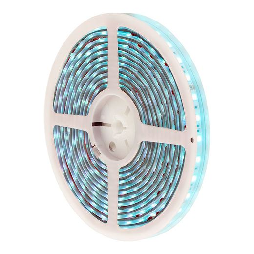 Tira Led Adhesiva 4,5 W/M 20 Lm/W 24 V Dc Ip65, 5 M X 12 Mm, Rgb, Multicolor, Wifi Tuya App