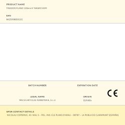 Tirador Plano 120Mm H° Negro Edm