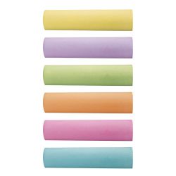 Tizas De Colores Maxi, 6 Uds