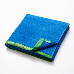 Toalla De Playa 160X90Cm 450G/M² Azul Benetton