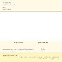 Toalla Mf Pet Pro Xl 65 X 100 Cm