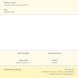 Toallero De Pie Exclusive Cromo