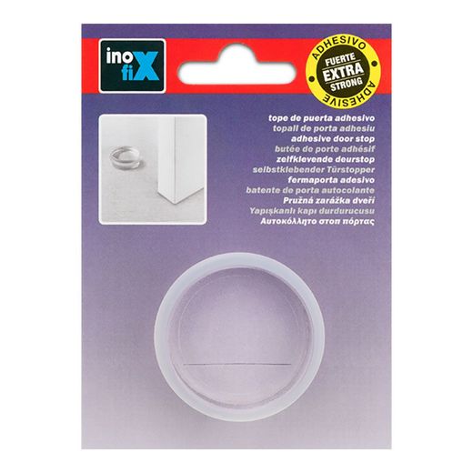 Tope Adhesivo Cilindrio Transparente Extra Fuerte (Blister) Inofix
