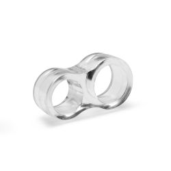 Tope Para Manilla De Puerta Transparente (Blister 6 Unid.) Ø15Xø18Mm Inofix