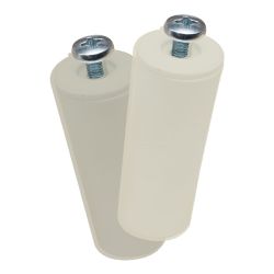 Tope Persiana Pr08, Marfil 40 Mm  2 Unidades