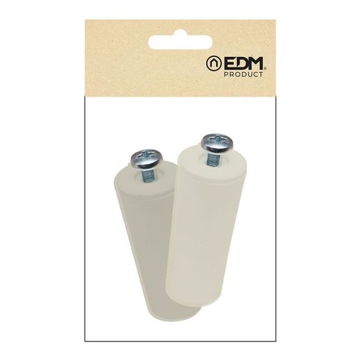 Tope Persiana Pr08, Marfil 60 Mm 2 Unidades