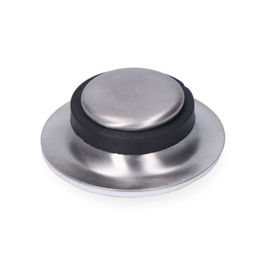 Tope Puerta  Autoadhesivo Inox.