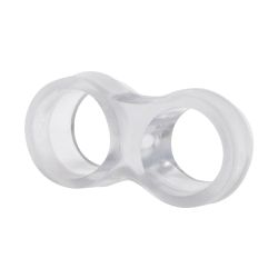 Tope Puerta Manilla Amortiguador Tp13, Transparente, 47 X 25 X 14 Mm