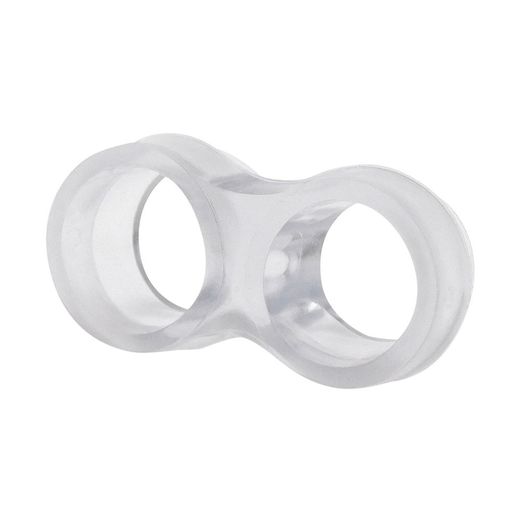 Tope Puerta Manilla Amortiguador Tp13, Transparente, 47 X 25 X 14 Mm