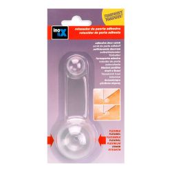 Tope Retenedor Giratorio Adhesivo Transparente (Blister) Inofix