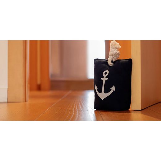 Tope Textil Sujetapuertas 1Kg Marino Azul. Inofix