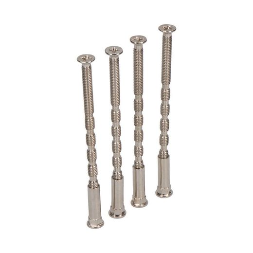 Tornillo Pasante Multicorte Trn02 M4 X 75 Mm Níquel Satinado