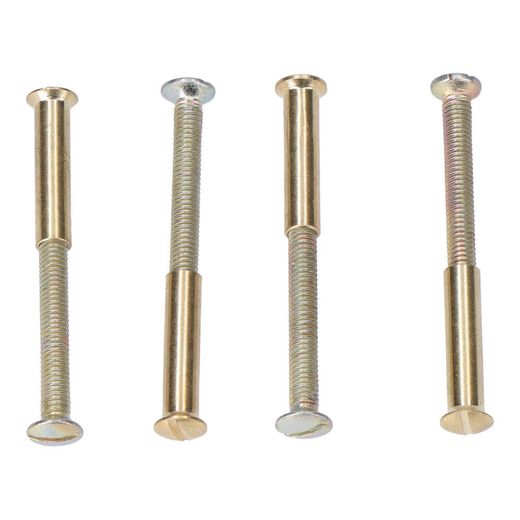 Tornillos Ensamble Latón, 4 Uds